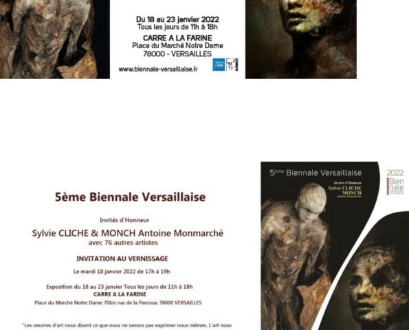 5ème biennale de Versailles du 18 au 23 janvier 2022